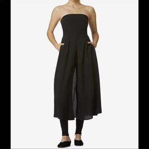 Avec les filles minimalist no strap jumpsuit dress